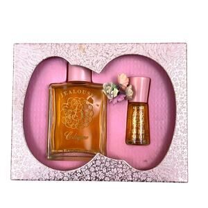 Blanchard Jealousy Cologne Perfume 1.5 ounces + Perfume 1/8oz Gift Set NOS Scent